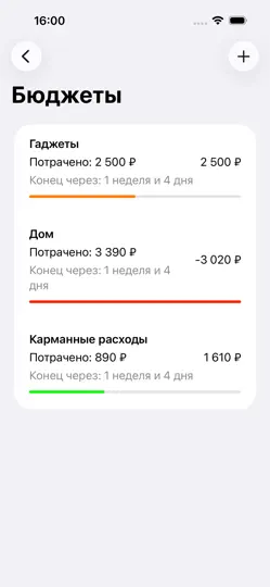 Скриншот Debit & Credit на iPhone 5