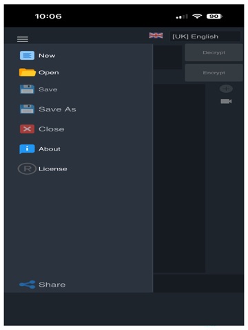 StegoVault iPad screenshot