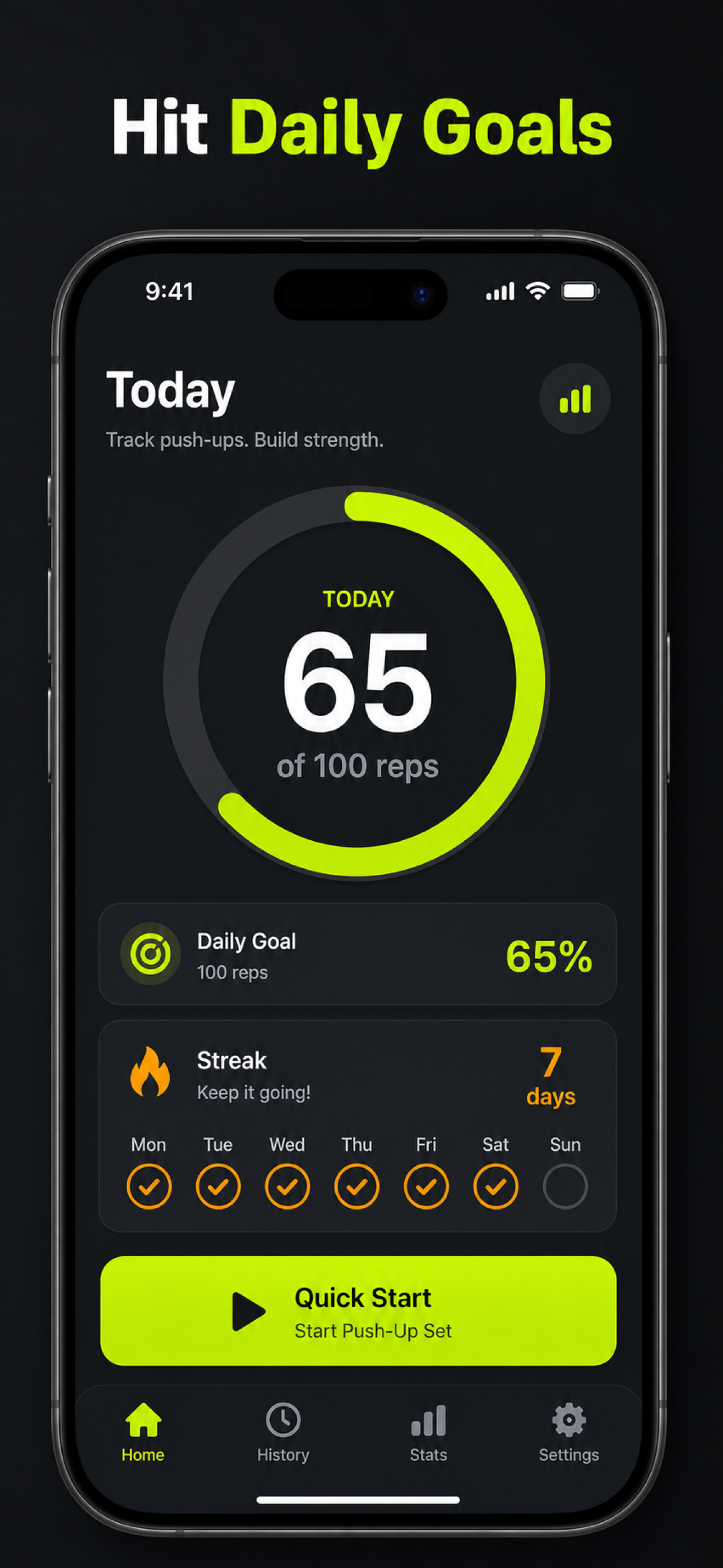Push-Up Counter: Rep Tracker screenshot 5