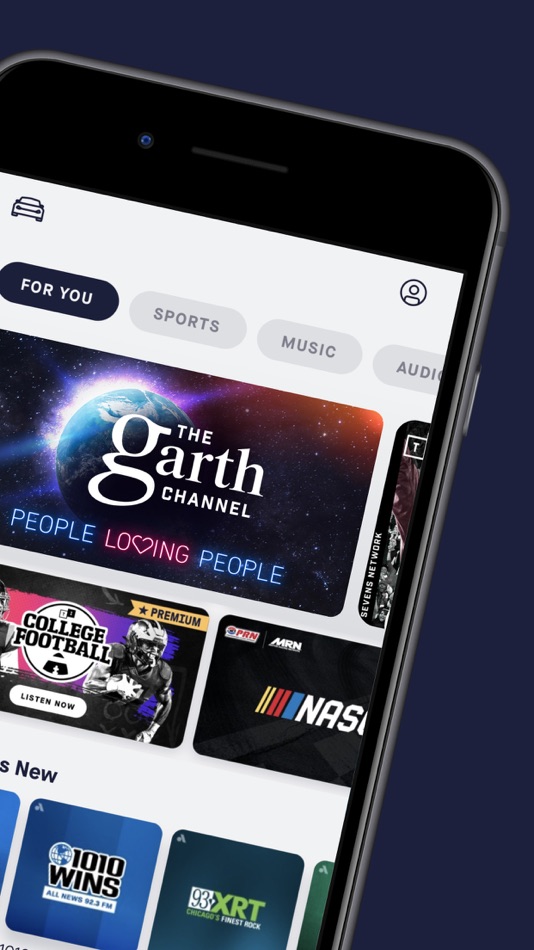 #2. TuneIn Radio: Music & Sports (iOS) Podle: TuneIn