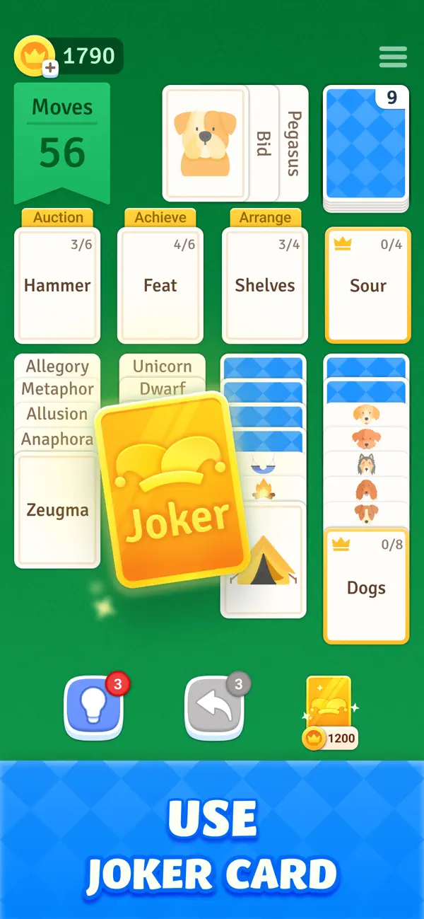 Solitaire Associations Journey iOS Mod IPA screenshot 3 - iOS game interface