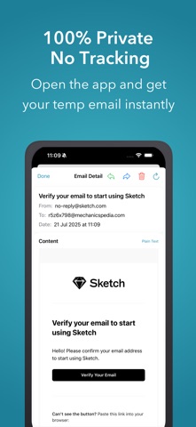 SnapBox Pro: Private Temp Mail screenshot