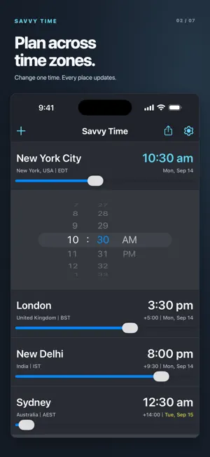 Savvy Time screenshot 2