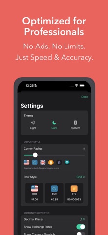 Coinverter+ Crypto & Currency iPhone screenshot