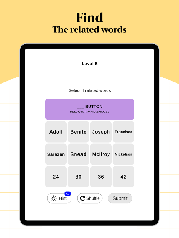 Connections Word Game