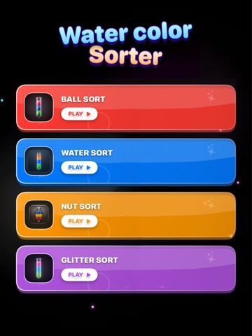 Water color Sorter iPad screenshot