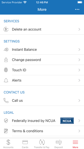 COAFCU Mobile Screenshot