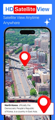 Live Earth Map & Navigation iPhone screenshot