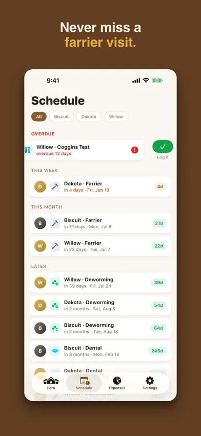 Mane: Horse Health Records screenshot 2