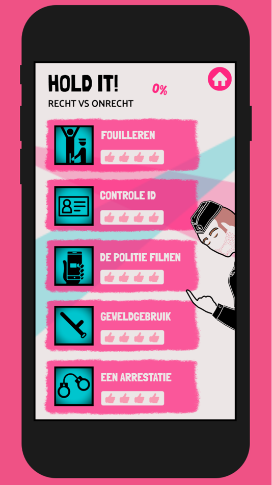 #1. HOLD IT! (iOS) By: BrainBugs