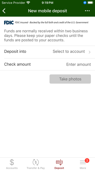 Citizens Bank Montana iBanking Screenshot