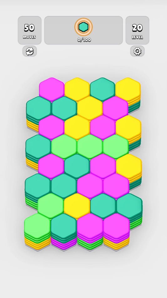 #7. HexaBlast Puzzle - Sort Colors (iOS) 由: Voodoo
