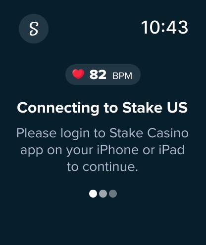 Stake US - Casino & Slots: official Apple Watch preview 1 (opens full image in a new tab)