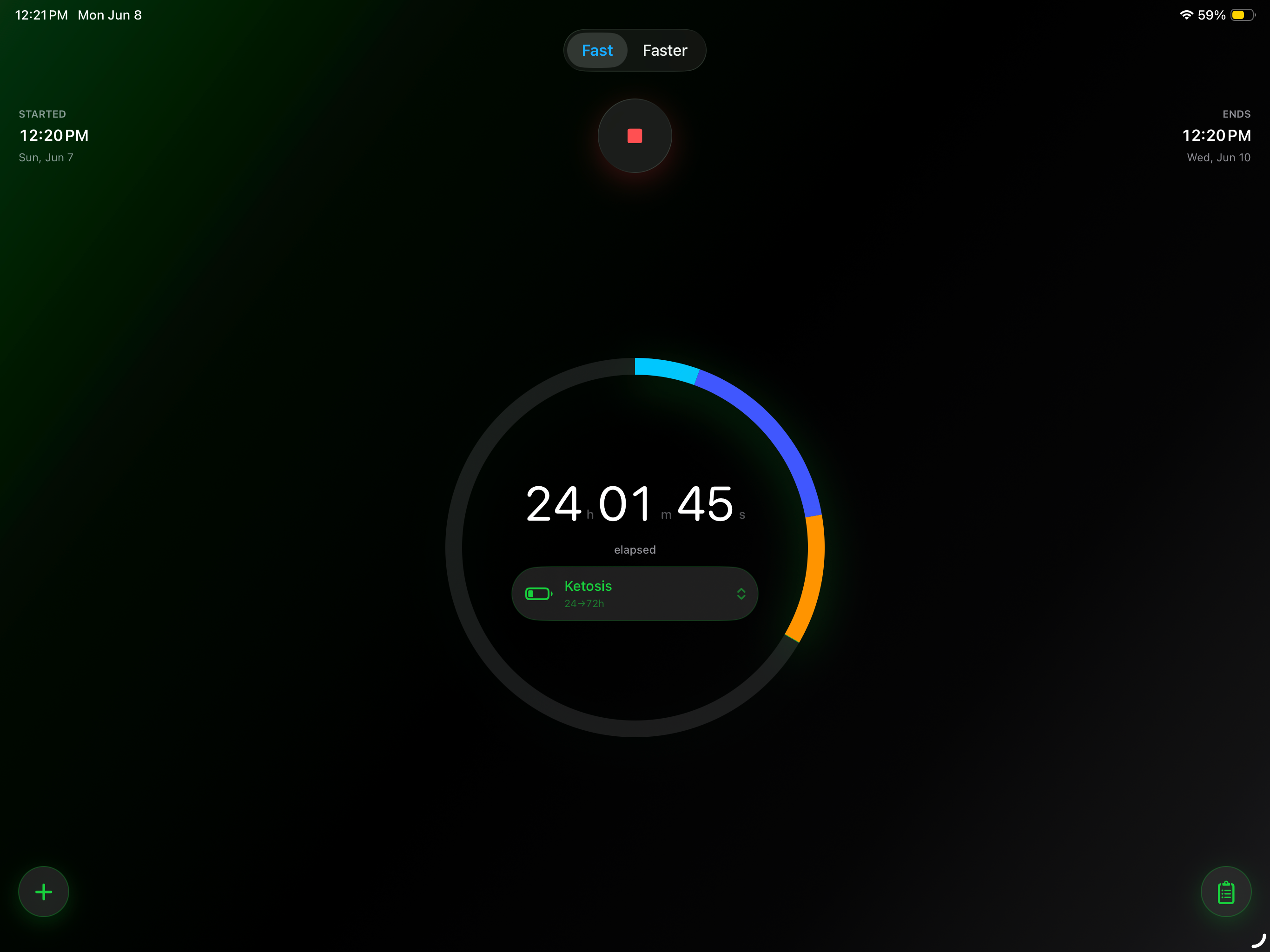 Track Intermittent Fasting: FF