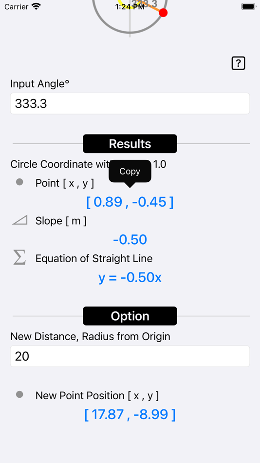 #9. Circle Coordinate Calculator (iOS) 게시자: Heng Jia Liang