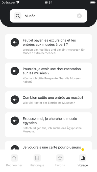 Dictionnaire Français/Allemand Screenshot