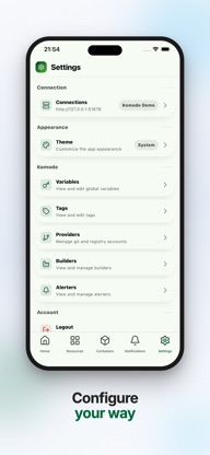 Komodo Go - Server Manager screenshot 4