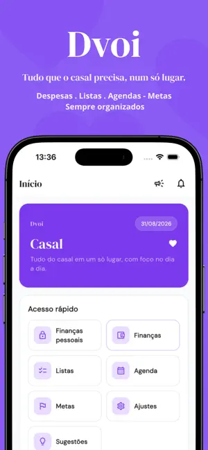 Dvoi: App para Casais screenshot 1