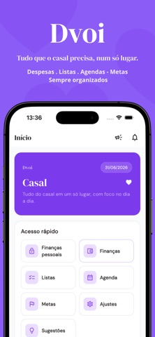 Dvoi: App para Casais Screenshot 1 of 5