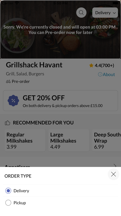 Grillshack Havant Screenshot