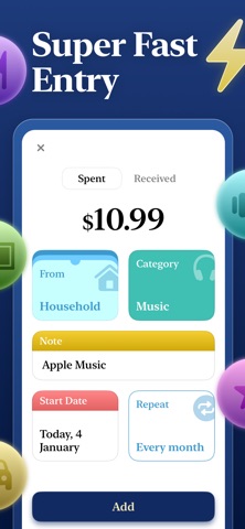 Subs Tracker: Spendcheck Screenshot 2 of 5