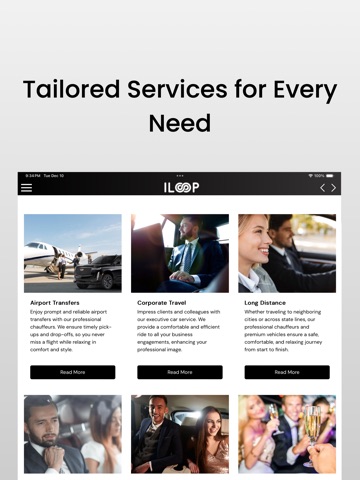 Iloop Black Car iPad screenshot