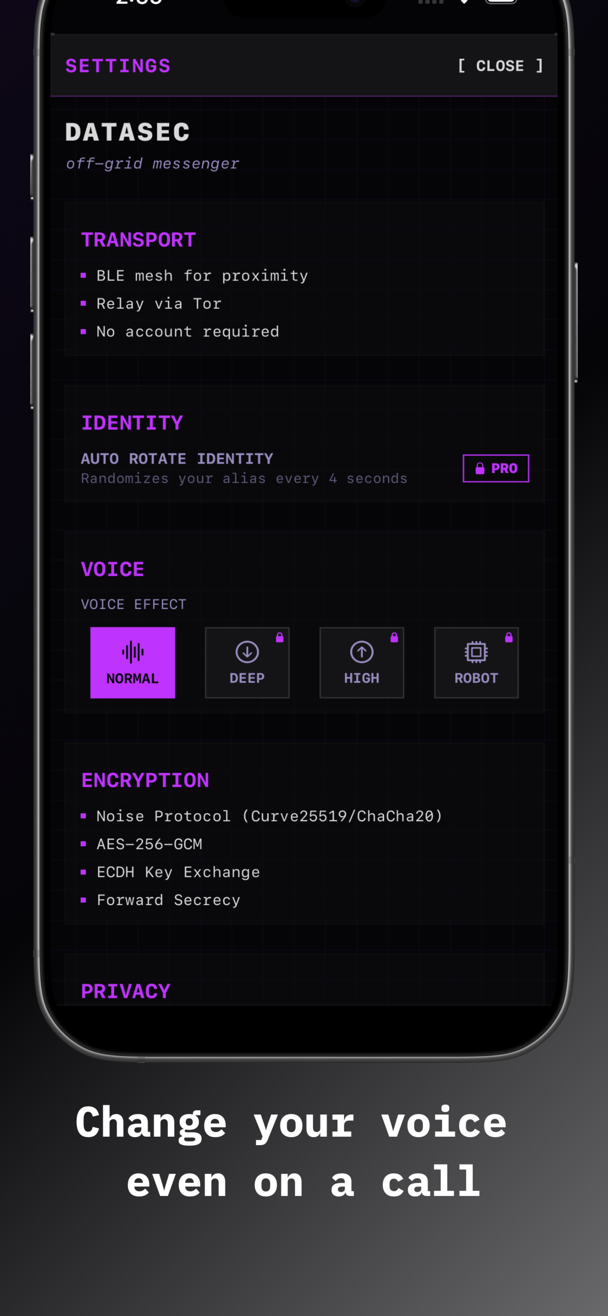 Off-grid - Secure Messenger screenshot 3