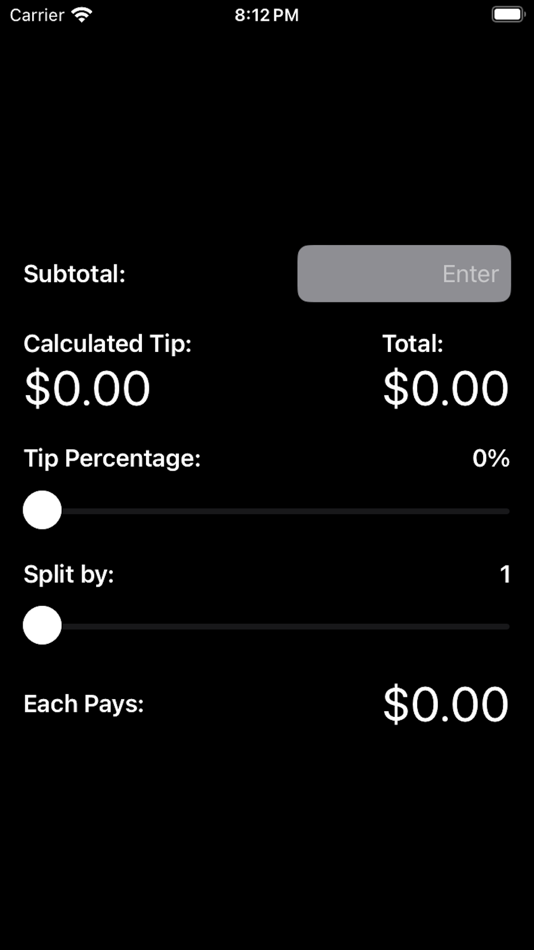 #1. Tip Calculator - Clean (iOS) 게시자: Tayseer Edouni