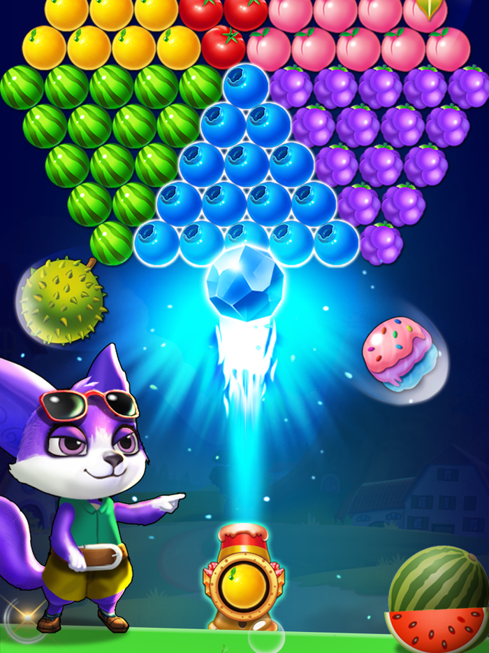 Bubble Shooter  Fruit Tree