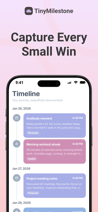 TinyMilestone: Goal Tracker Screenshot 1 of 5