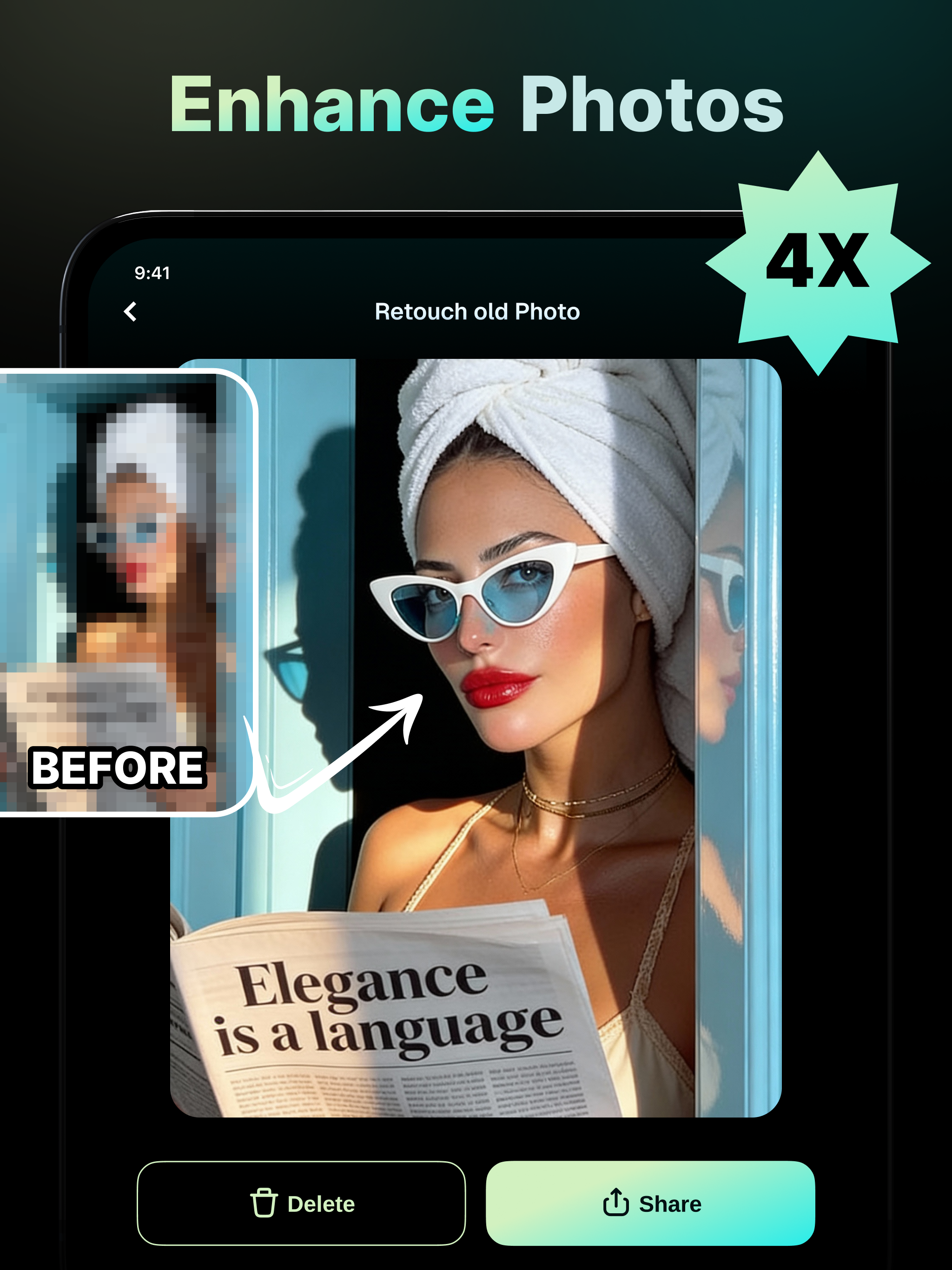 AI Photo Retouch Object Eraser