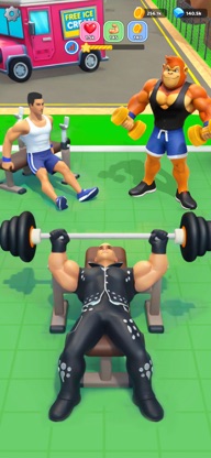 Gym IronIdle Clicker Hero Game screenshot 2