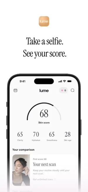 Lume: AI Skin Scanner screenshot 1