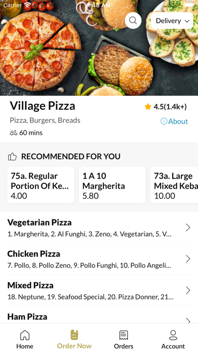 Village Pizza Brotton Screenshot