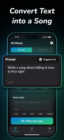 AI Song Maker ~ SuperAI Music screenshot