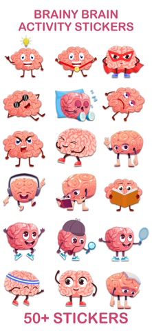 Brainy Brain Activity Stickers screenshot