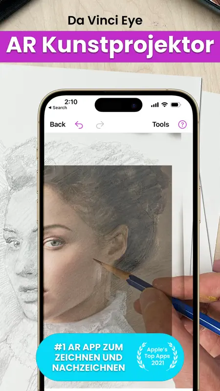 Da Vinci Eye: AR Trace & Draw screenshot 1 of 8