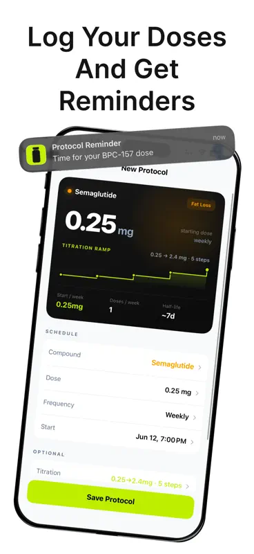 Dosely - Peptide Tracker screenshot 3 of 7