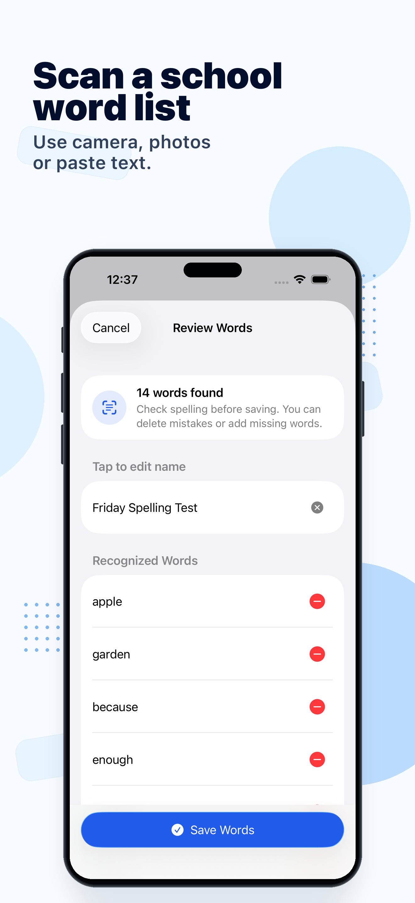 Snap Spell: Spelling Words screenshot 2