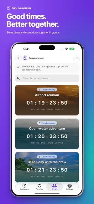 Guru Countdown screenshot 4