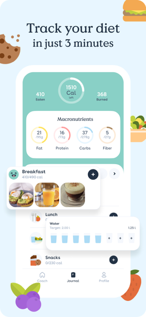 ‎Foodvisor - Nutrition & Diet Screenshot