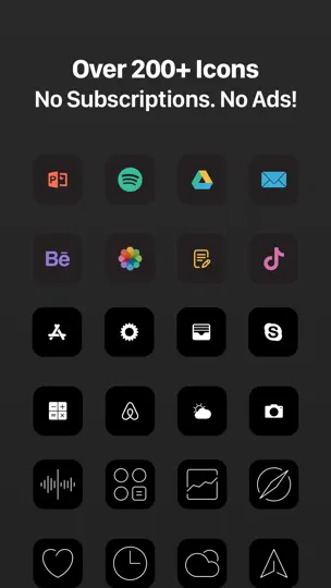 Screenshot von Dark Aura - Aurora Dark Themes auf dem iPhone 6