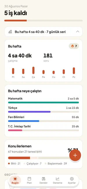 Ritim: Çalışma Planı screenshot 2