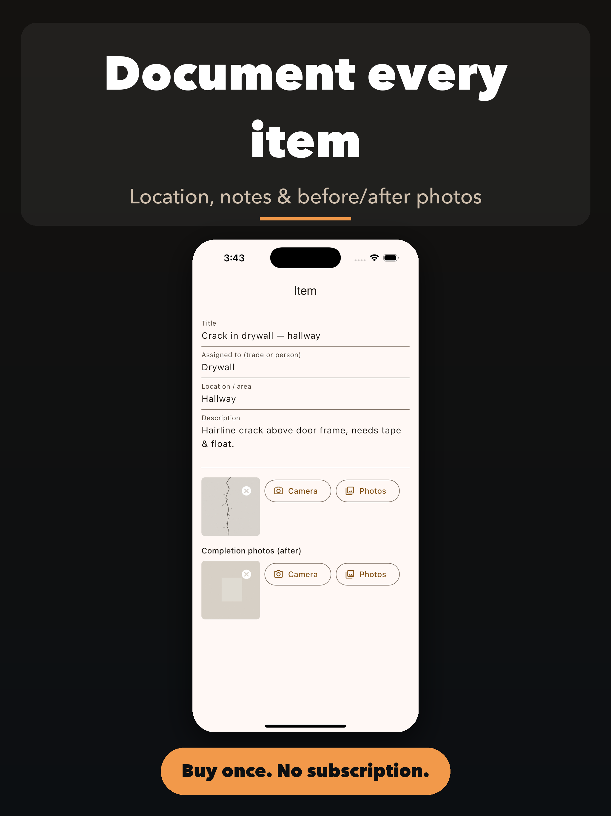 Punch List – Site Report screenshot 6