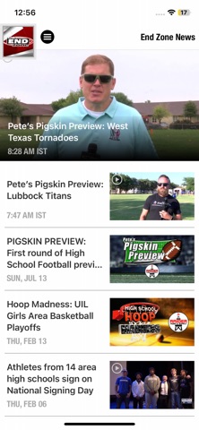 KCBD End Zone iPhone screenshot