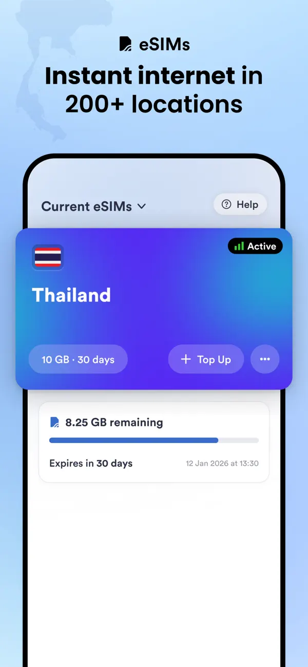 Screenshot #3 pour Skratch: Travel Map & eSIM