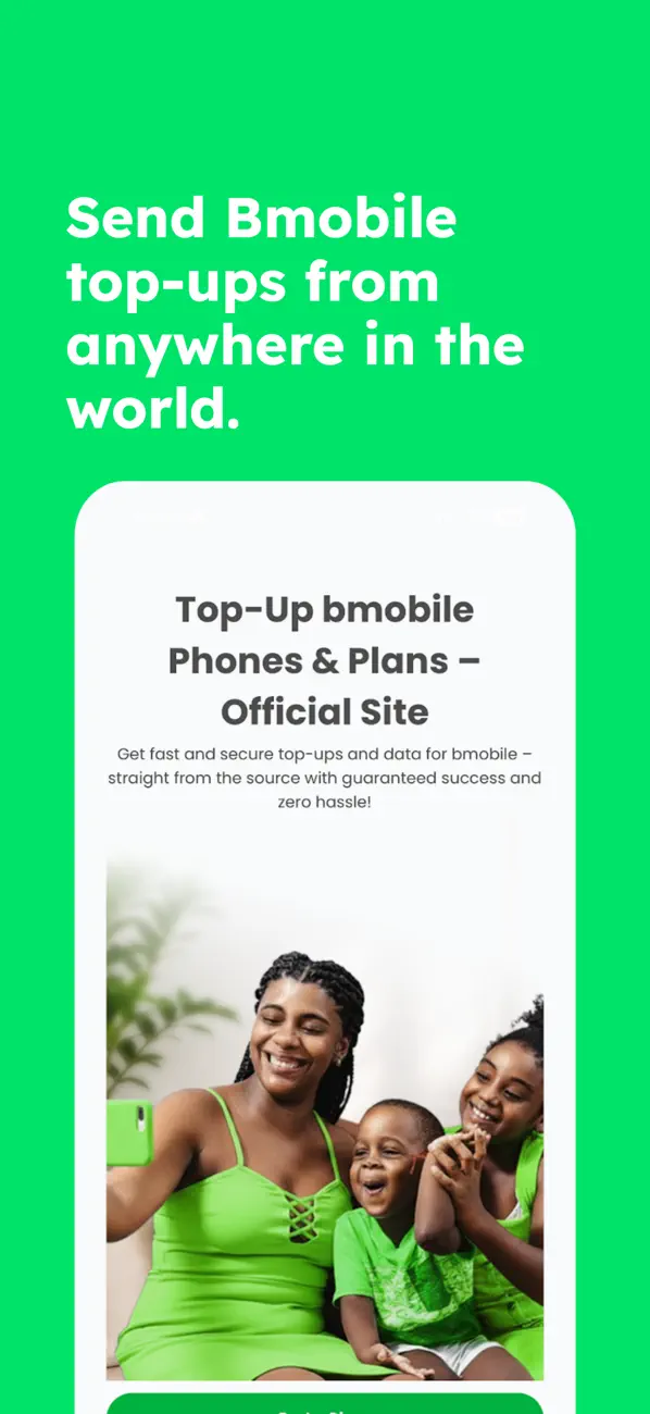 Screenshot #1 pour Bmobile Topup