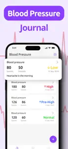 Blood Pressure - Track Stress screenshot #1 for iPhone