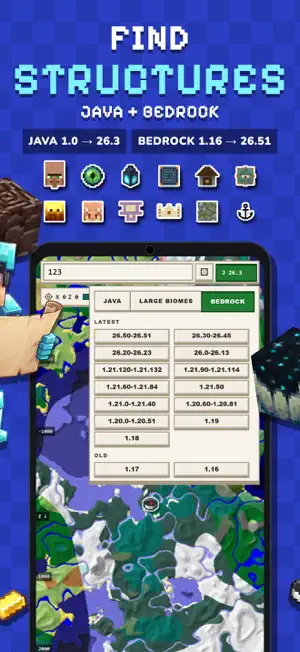 Seed Map & Diamond Ore Locator screenshot 3