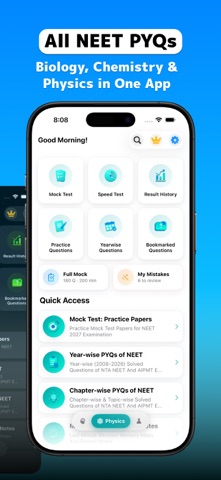NEET Preparation - Test & PYQs iPhone screenshot